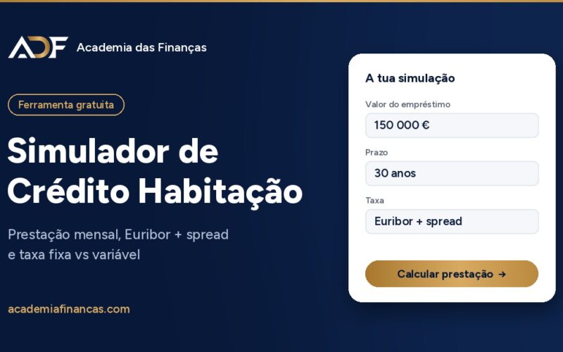 Simulador de Crédito Habitação da Academia das Finanças