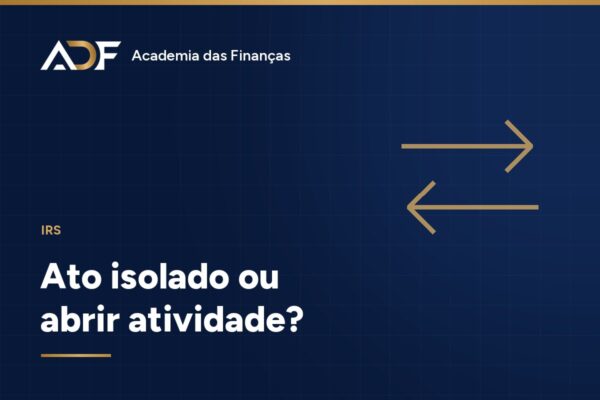 Ato isolado ou abrir atividade?