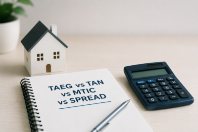 TAEG vs TAN vs MTIC vs Spread: Como Comparar Propostas de Crédito em Portugal Sem Cair em Erros Comuns 2026